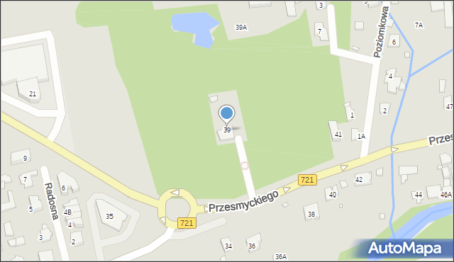 Piaseczno, Przesmyckiego, 39, mapa Piaseczno