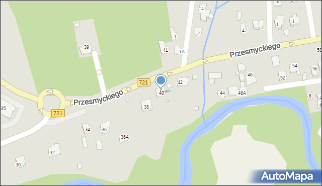 Piaseczno, Przesmyckiego, 40, mapa Piaseczno