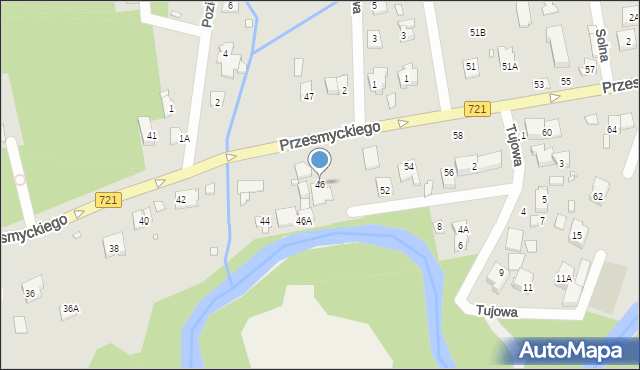 Piaseczno, Przesmyckiego, 46, mapa Piaseczno