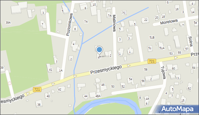 Piaseczno, Przesmyckiego, 47, mapa Piaseczno