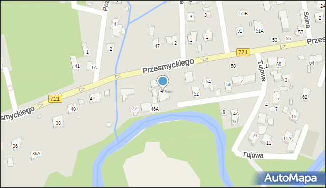 Piaseczno, Przesmyckiego, 48, mapa Piaseczno