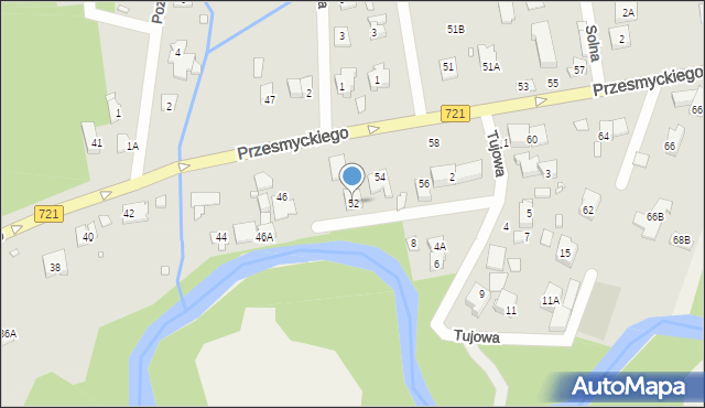 Piaseczno, Przesmyckiego, 52, mapa Piaseczno