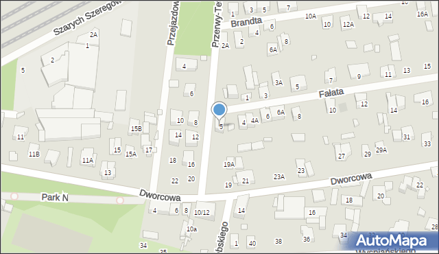 Piastów, Przerwy-Tetmajera Kazimierza, 9, mapa Piastów