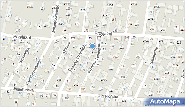 Piekary Śląskie, Przerwy-Tetmajera Kazimierza, 2, mapa Piekary Śląskie