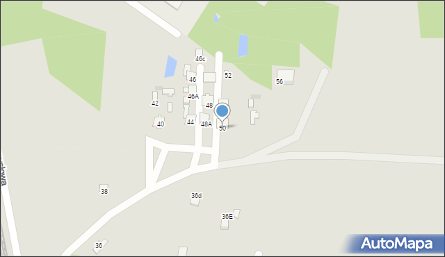 Pilawa, Przemysłowa, 50, mapa Pilawa