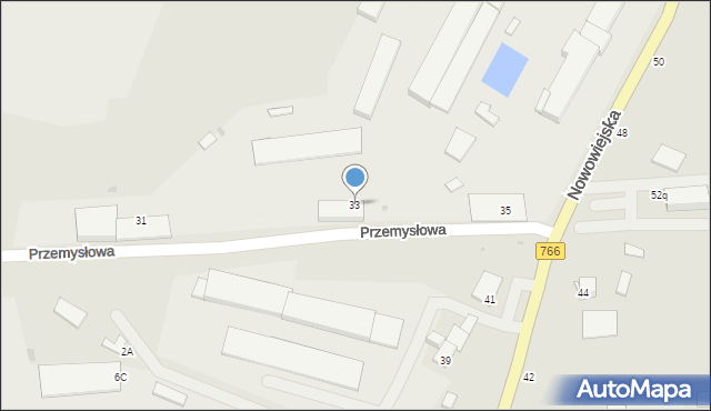 Pińczów, Przemysłowa, 33, mapa Pińczów