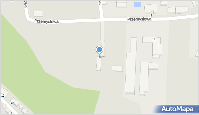 Pińczów, Przemysłowa, 9, mapa Pińczów