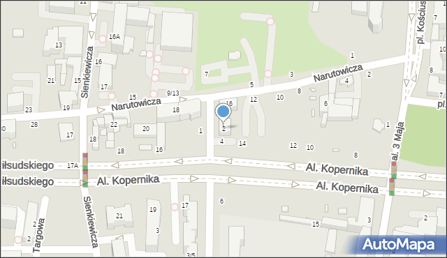 Piotrków Trybunalski, Próchnika Adama, 2, mapa Piotrków Trybunalski