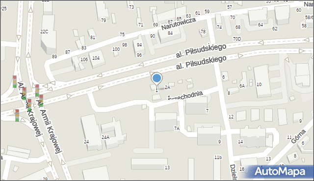 Piotrków Trybunalski, Przechodnia, 1, mapa Piotrków Trybunalski