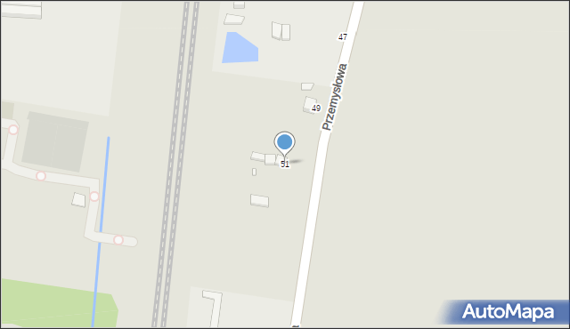 Piotrków Trybunalski, Przemysłowa, 51, mapa Piotrków Trybunalski