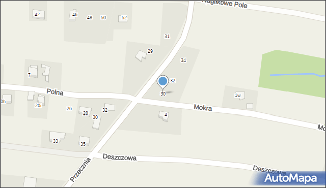 Pisarzowice, Przecznia, 30, mapa Pisarzowice