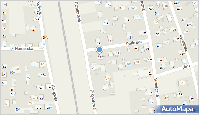 Pomiechówek, Przytorowa, 24, mapa Pomiechówek