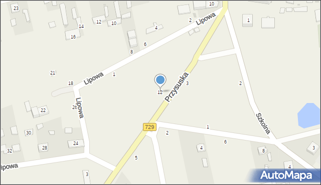 Potworów, Przysuska, 12, mapa Potworów