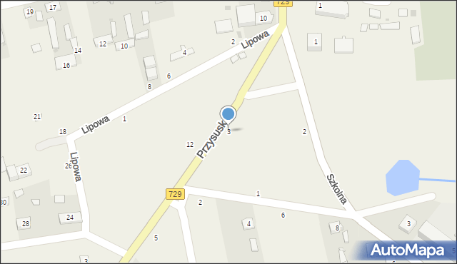 Potworów, Przysuska, 3, mapa Potworów