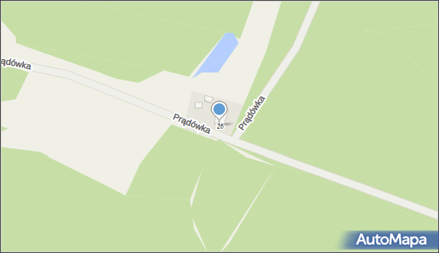 Prądówka, Prądówka, 26, mapa Prądówka