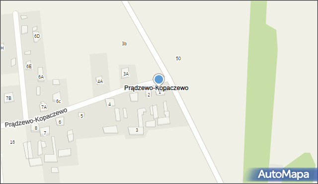 Prądzewo-Kopaczewo, Prądzewo-Kopaczewo, 1, mapa Prądzewo-Kopaczewo