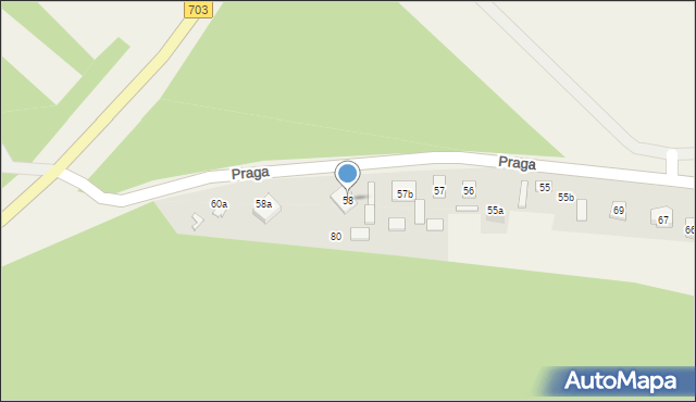 Praga, Praga, 58, mapa Praga