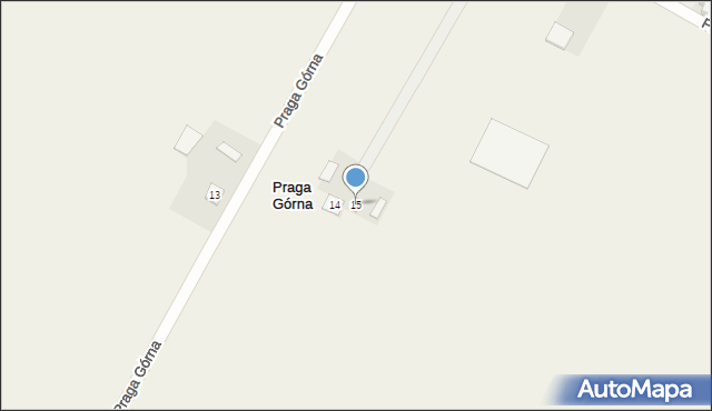 Praga Górna, Praga Górna, 15, mapa Praga Górna