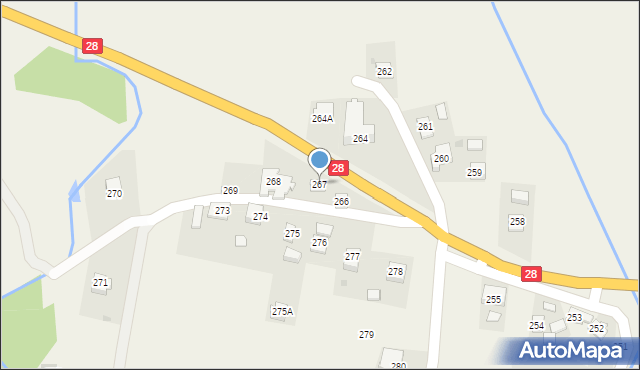 Prałkowce, Prałkowce, 267, mapa Prałkowce