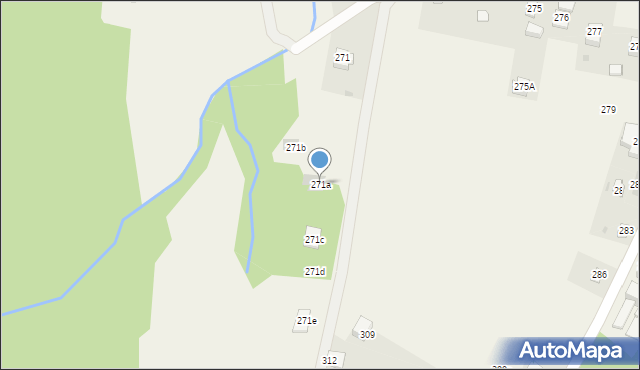 Prałkowce, Prałkowce, 271a, mapa Prałkowce