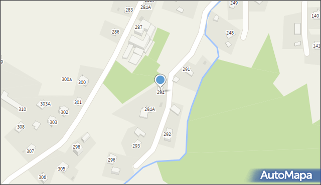 Prałkowce, Prałkowce, 294, mapa Prałkowce