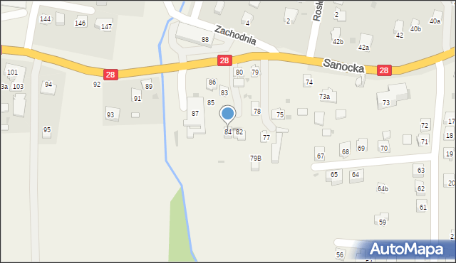 Prałkowce, Prałkowce, 84, mapa Prałkowce