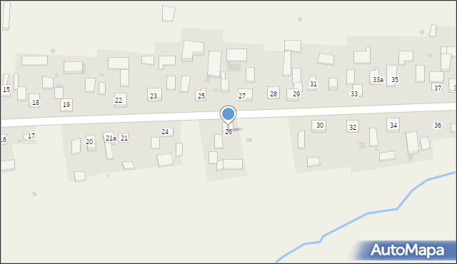 Prandocin, Prandocin, 26, mapa Prandocin