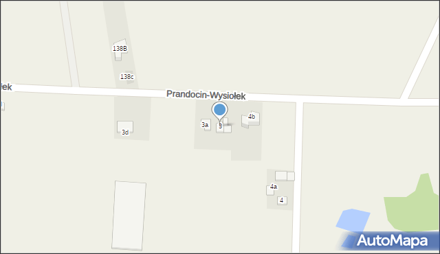 Prandocin-Wysiołek, Prandocin-Wysiołek, 3, mapa Prandocin-Wysiołek