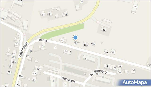 Prandocin-Wysiołek, Prandocin-Wysiołek, 59, mapa Prandocin-Wysiołek