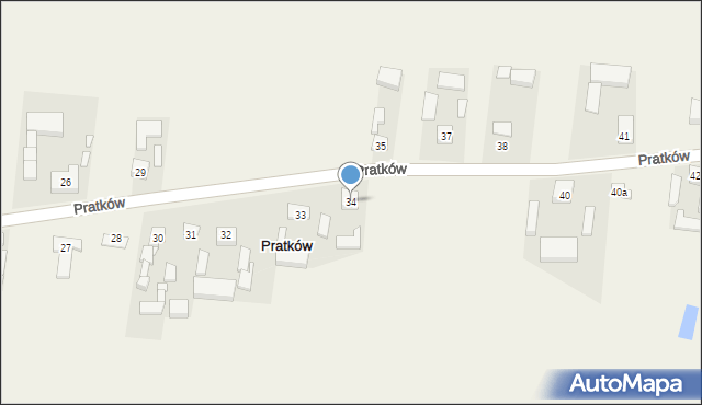 Pratków, Pratków, 34, mapa Pratków