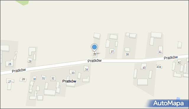 Pratków, Pratków, 35, mapa Pratków