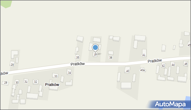 Pratków, Pratków, 37, mapa Pratków