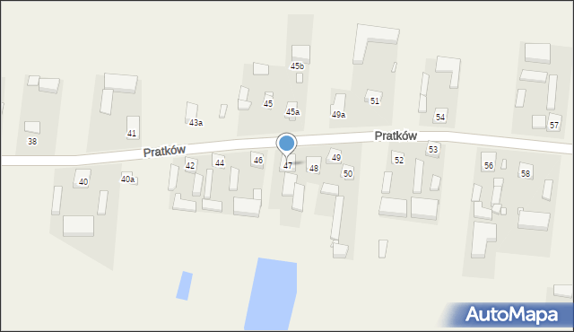 Pratków, Pratków, 47, mapa Pratków