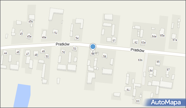 Pratków, Pratków, 56, mapa Pratków