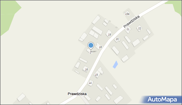 Prawdziska, Prawdziska, 17, mapa Prawdziska