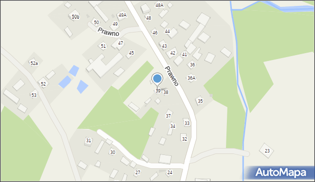 Prawno, Prawno, 39, mapa Prawno