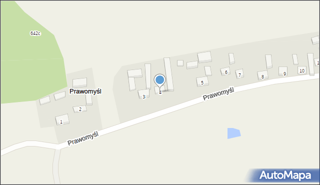 Prawomyśl, Prawomyśl, 4, mapa Prawomyśl