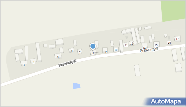 Prawomyśl, Prawomyśl, 8, mapa Prawomyśl