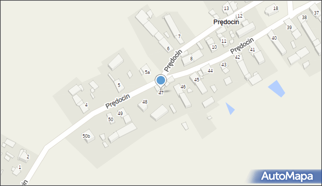 Prędocin, Prędocin, 47, mapa Prędocin