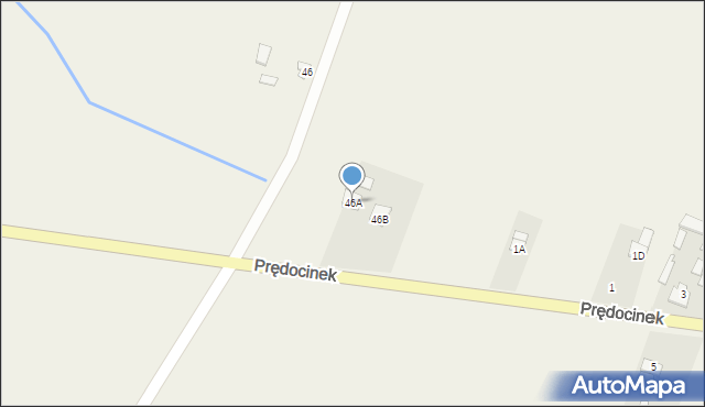 Prędocinek, Prędocinek, 46A, mapa Prędocinek