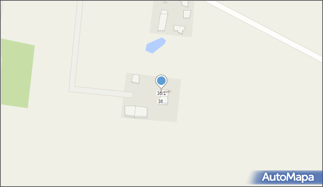 Pręgowo, Pręgowo, 36/1, mapa Pręgowo