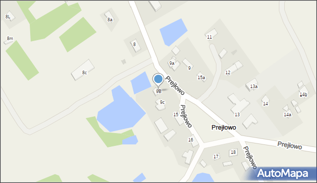 Prejłowo, Prejłowo, 9B, mapa Prejłowo