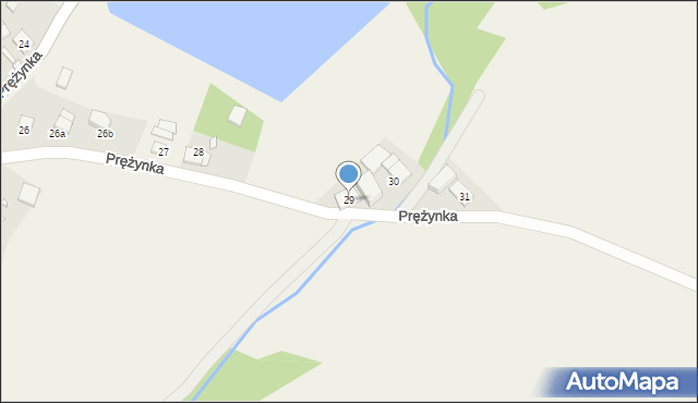 Prężynka, Prężynka, 29, mapa Prężynka