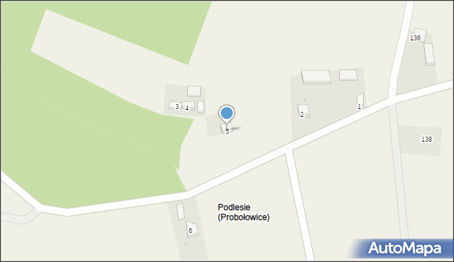 Probołowice, Probołowice, 5, mapa Probołowice