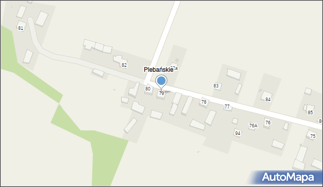 Probołowice, Probołowice, 79, mapa Probołowice