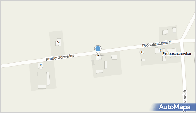 Proboszczewice, Proboszczewice, 7, mapa Proboszczewice