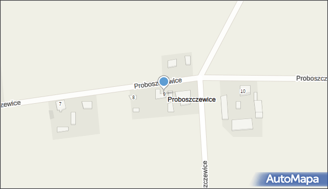 Proboszczewice, Proboszczewice, 9, mapa Proboszczewice