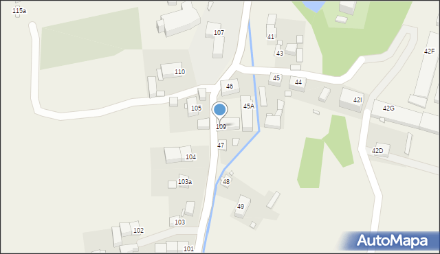 Proboszczów, Proboszczów, 109, mapa Proboszczów