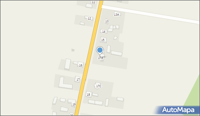 Proboszczowice, Proboszczowice, 17A, mapa Proboszczowice