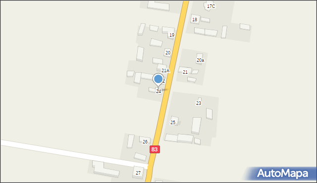 Proboszczowice, Proboszczowice, 24, mapa Proboszczowice